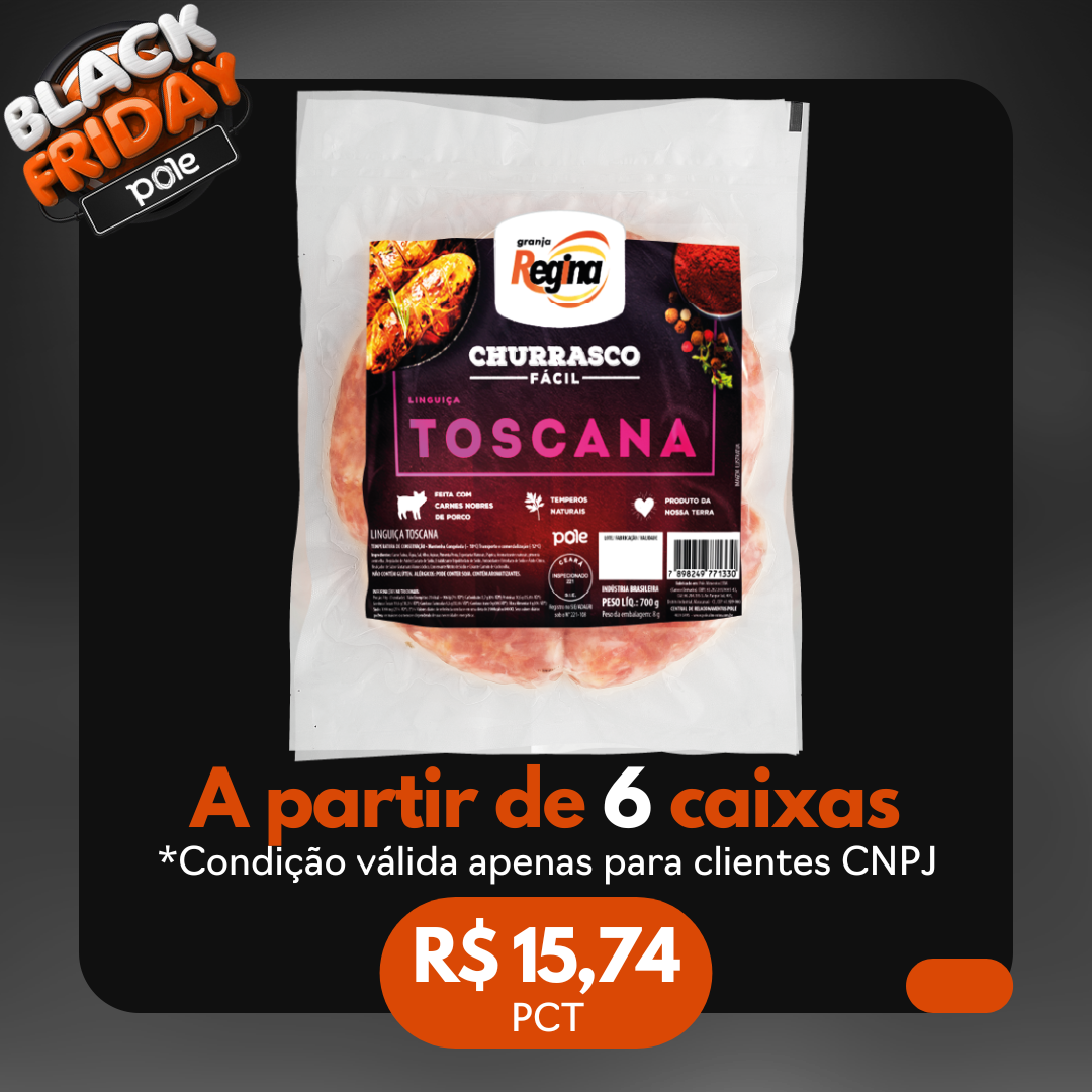 Linguiça Toscana Cong 700g - Churrasco Fácil